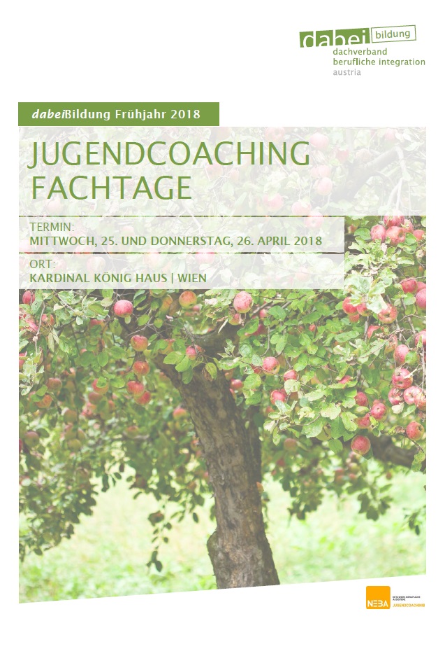 BAS & Jobcoaching Fachtage 2017 BAS & Jobcoaching Fachtage 2017
