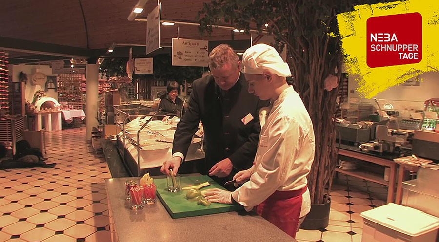 NEBA-Schnuppertage beim Rosenberger Restaurant in Völkermarkt, Kärnten berufsbild: Systemgastronom/in